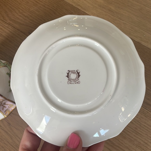 Collingwood China England teacup and saucer - Picture 5 of 5